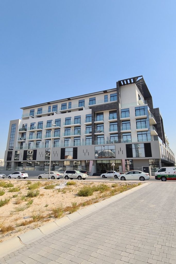 Oxford Residence 2 in JVC Dubai is a facilities management client of Al Thuriah's cleaning and maintenance services company in the UAE